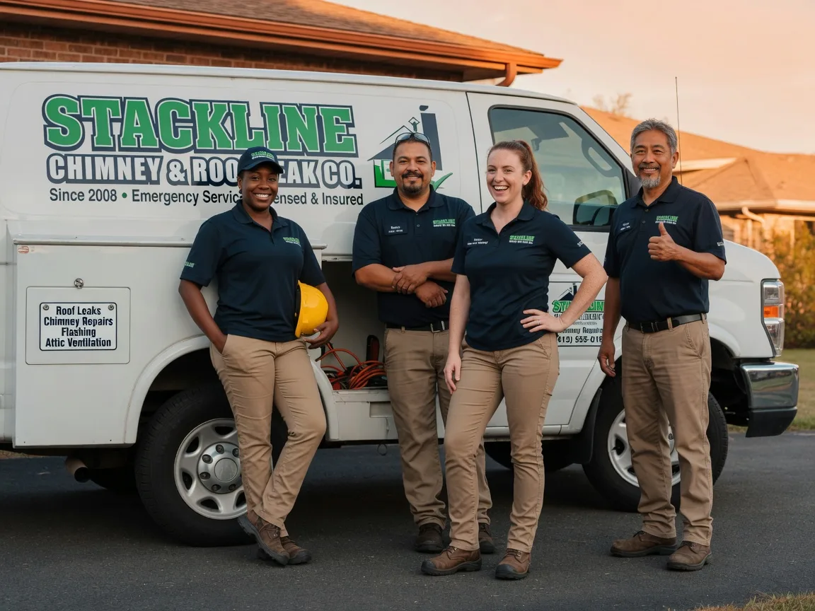 Chimney flashing repair company in Knoxville, IA